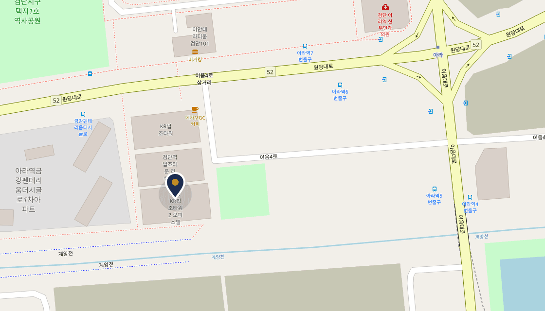 인천광역시 검단구 이음4로 10 주변 지도